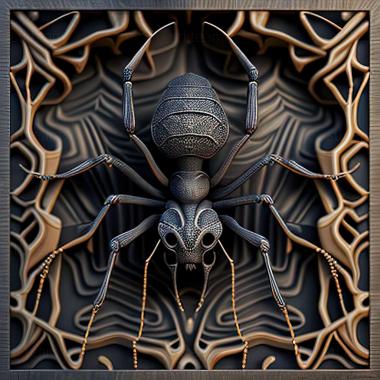 3D model Polyrhachis festina (STL)